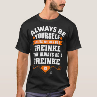T-shirt Zack Greinke toujours être toi-même Gameday
