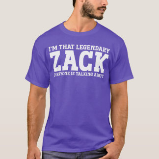 T-shirt Zack Personal Name First Name Funny Zack friend