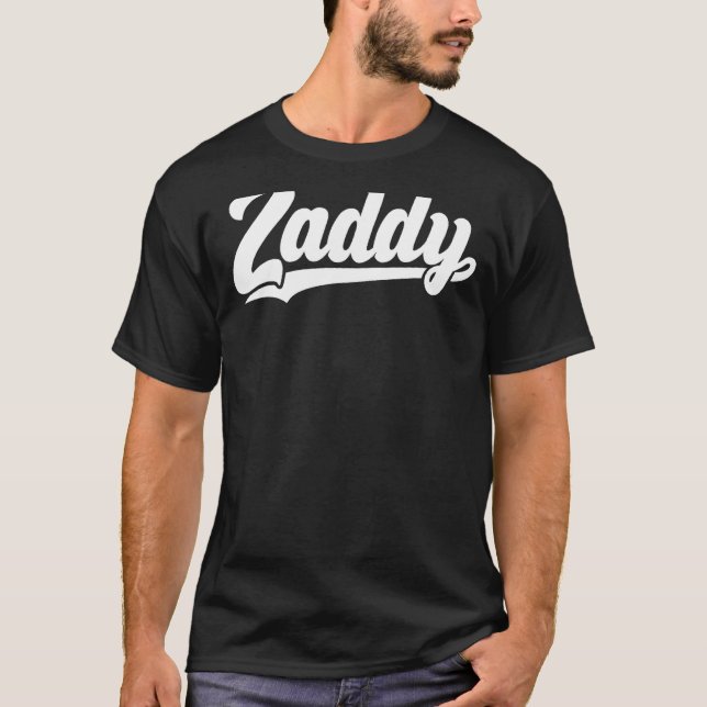 T-shirt Zaddy Swag Graphics Tee for Bae (Devant)