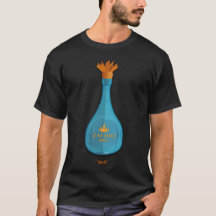 Zafiro Anejo - Tee Fan Art avec Bouteille de Tequi
