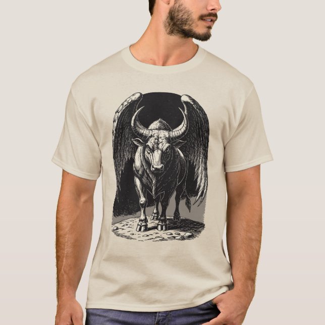 T-shirt Zagan Souverain Céleste (Devant)