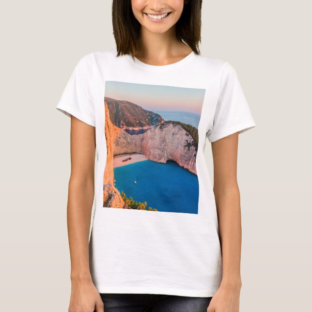 T-shirt Zakynthos, Grèce. (Devant)