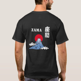 T-shirt ZAMA avec le Mont Fuji et le Soleil