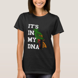 T-shirt Zambia C'est dans ma molécule d'ADN Fierté zambien