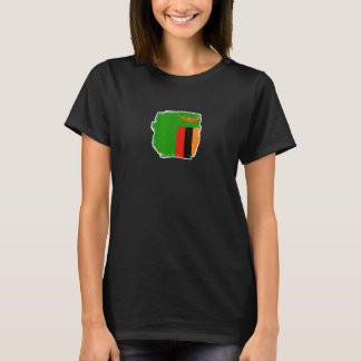 T-shirt Zambia Proud Zambian Flag 2