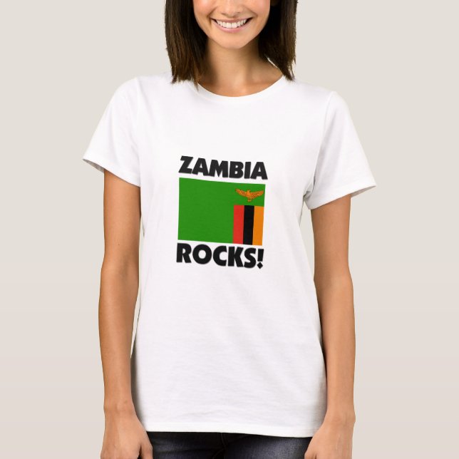 T-shirt Zambia Rocks (Devant)