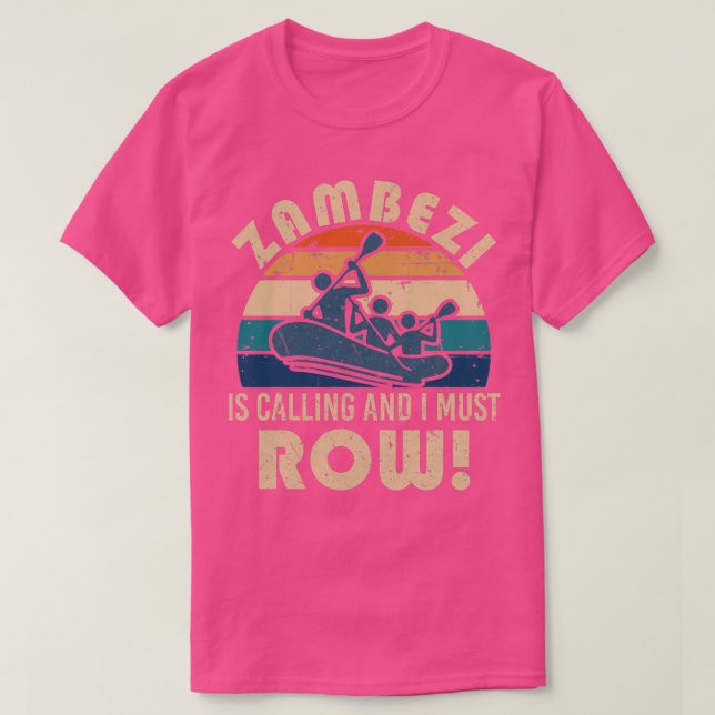 T-shirt Zambizi rafting (Design devant)