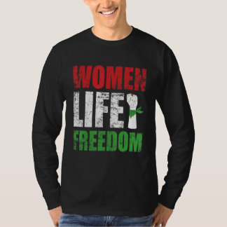T-shirt Zan Zendegi Azadi Persian Woman Life Freedom Hand 