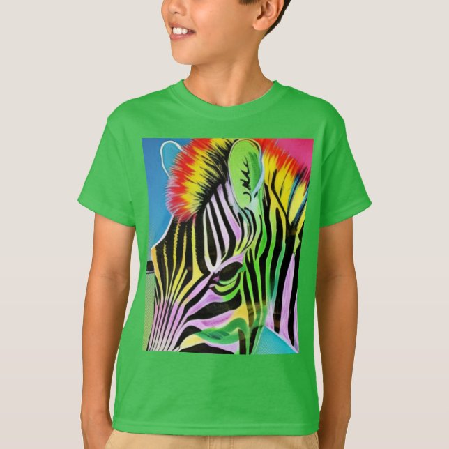 T-shirt Zany Zebra (Devant)