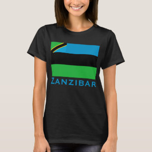 T-shirt Zanzibar, Tanzanie (océan Indien)