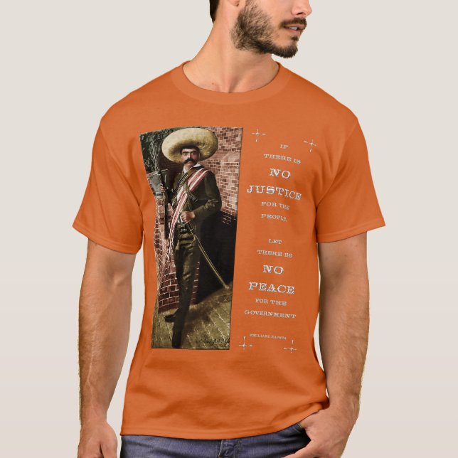 T-shirt Zapata girl vintage (Devant)