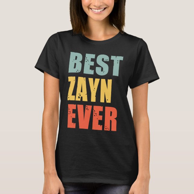 T-shirt Zayn Best Ever  Zayn (Devant)