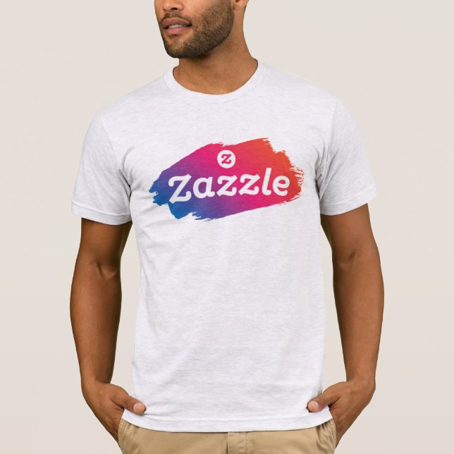 T-shirt Zazzle - coloré (Devant)