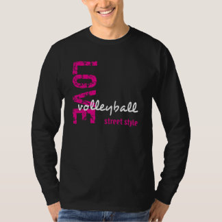 T-shirt Zazzle Unisex Love Volleyball Street Style LS Tee