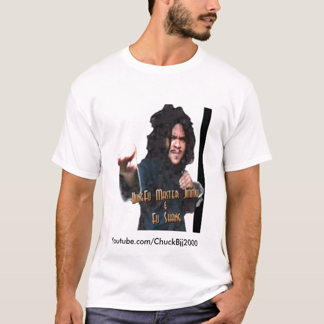 T-shirt zazzle, Youtube.com/ChuckBjj2000 (Devant)