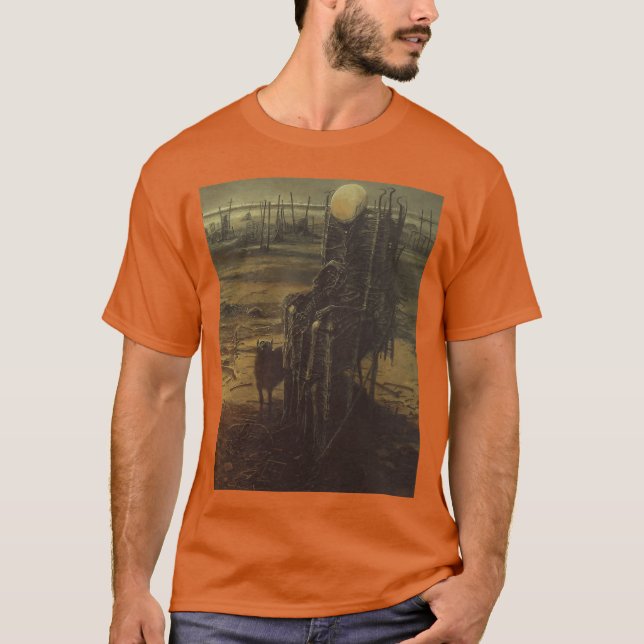 T-shirt Zdzislaw Beksinski fille rétro (Devant)