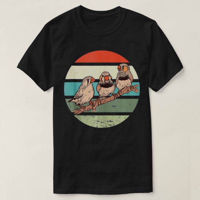 T-shirt Zebra Finches (Design devant)