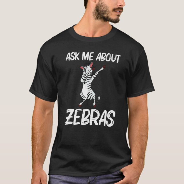 T-shirt Zebra For Men Women African Zoo Animal   1 (Devant)
