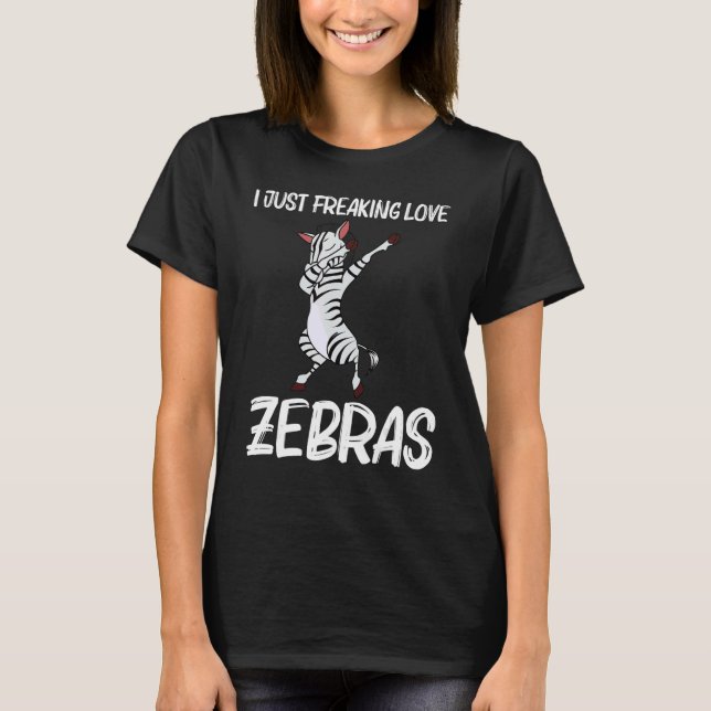 T-shirt Zebra For Men Women African Zoo Animal  4 (Devant)