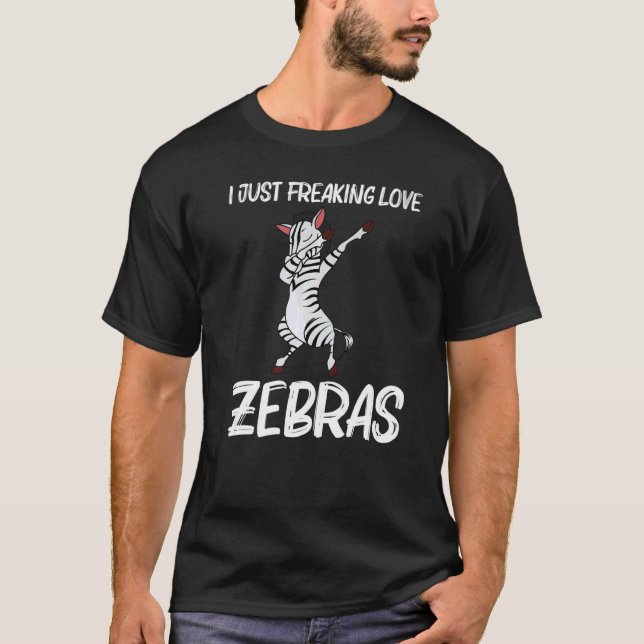 T-shirt Zebra For Men Women African Zoo Animal   7 (Devant)