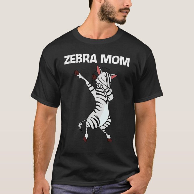T-shirt Zebra For Mom Mother African Zoo Animal (Devant)