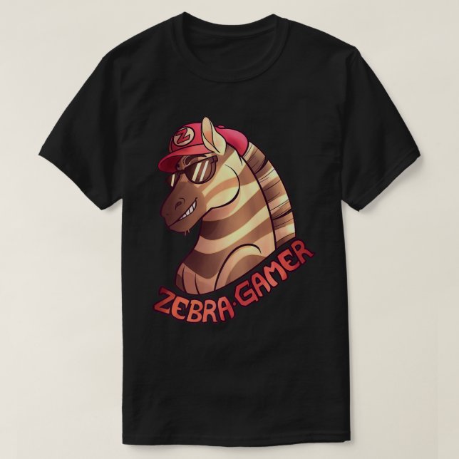 T-shirt Zebra Gamer Officiel Zebra Gamer (Design devant)