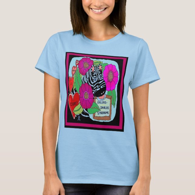 T-shirt Zebra-Hearts (Devant)