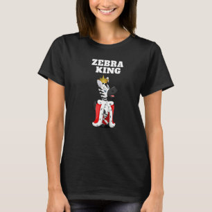 T-shirt Zebra King Boys Zebra Mens Zebra 1