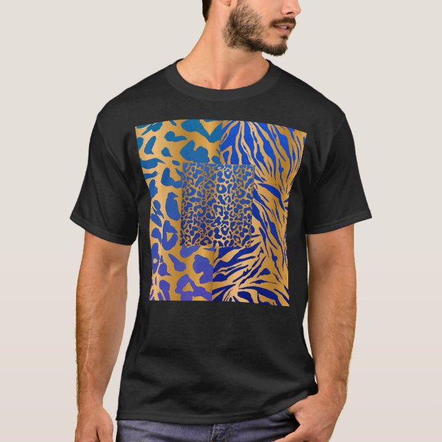 T-shirt Zebra Panther Cheetah Animal Safari Imprimer (Devant)