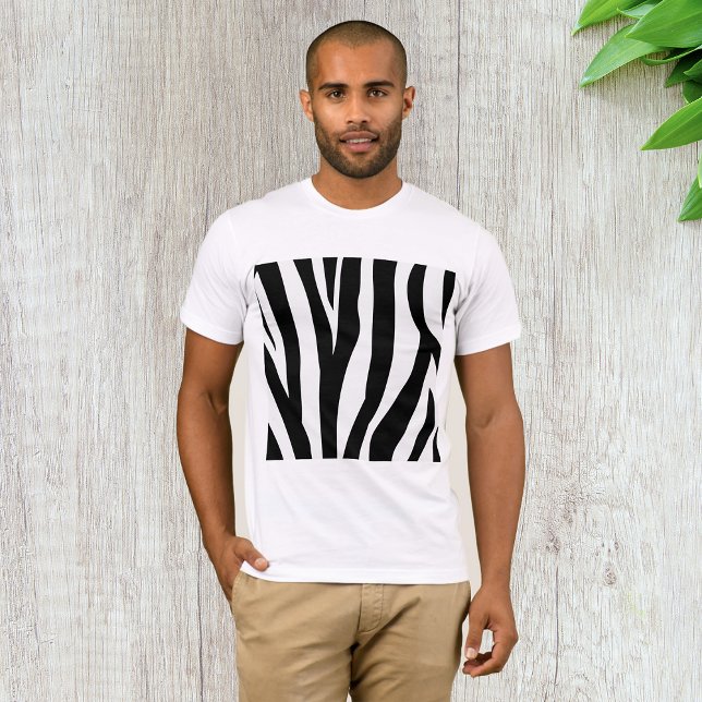 T-shirt Zebra Print Mens (Créateur téléchargé)
