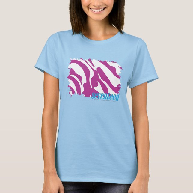 T-shirt Zebra Purple 3 (Devant)