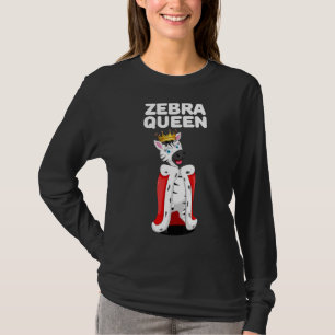 T-shirt Zebra Queen Girls Zebra Women Zebra