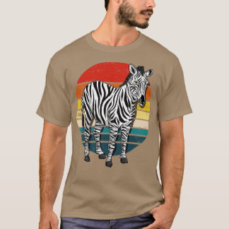 T-shirt Zebra Retro Vintage