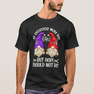T-shirt Zebra Ribbon Sensibilisation Gnome Support Rare Pr