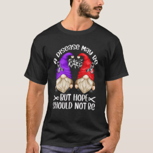 T-shirt Zebra Ribbon Sensibilisation Gnome Support Rare Pr