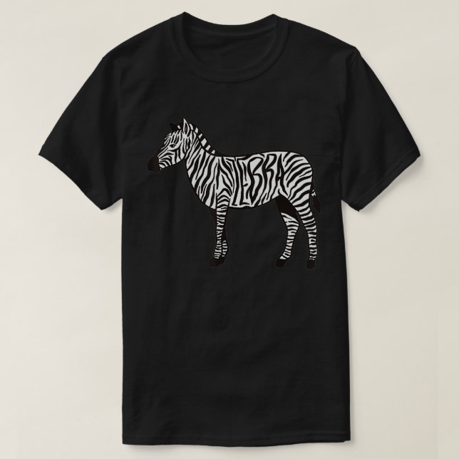 T-shirt Zebra Stripes Animal Zebra (Design devant)