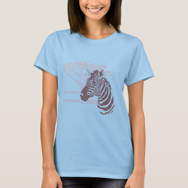 T-shirt Zebra tee (Devant)