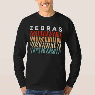 T-shirt Zebra Vintage Retro