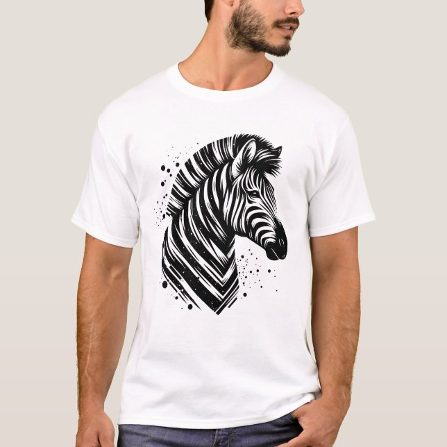 T-shirt Zèbre (Devant)