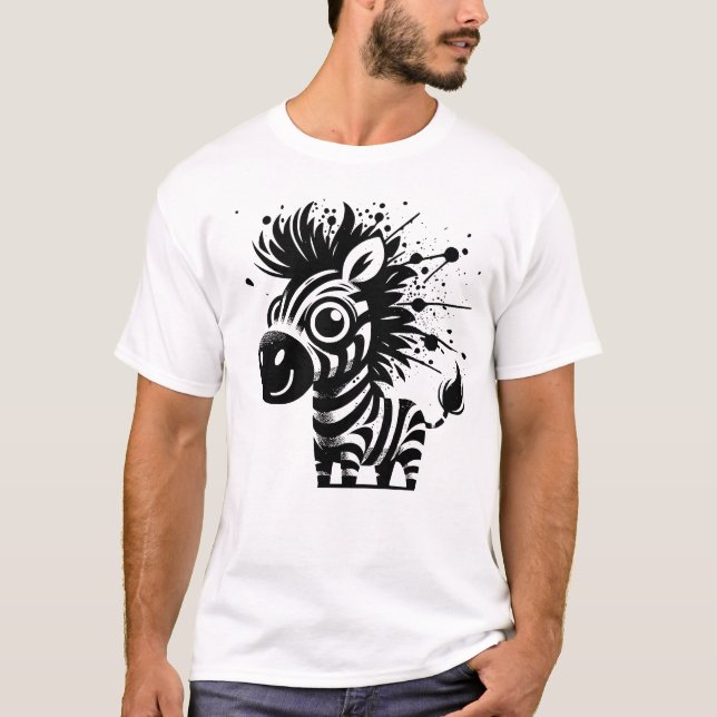 T-shirt Zèbre  (Devant)