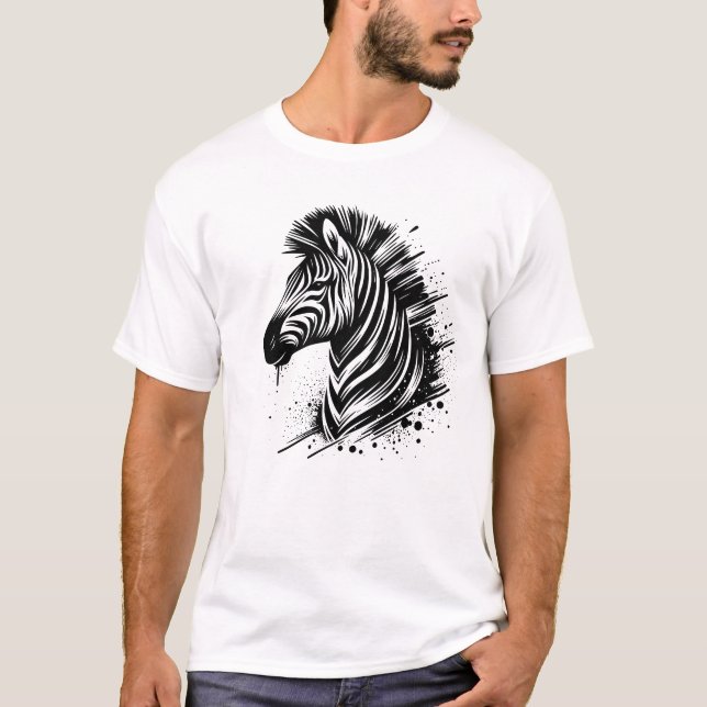 T-shirt Zèbre (Devant)