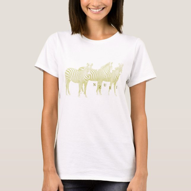 T-shirt Zèbre (Devant)