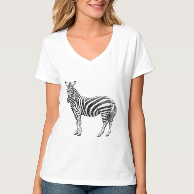 T-shirt Zèbre (Devant)