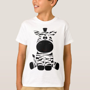 T-shirt Zèbre Animal Mignon Rayures Jungle Safari Fantaisi