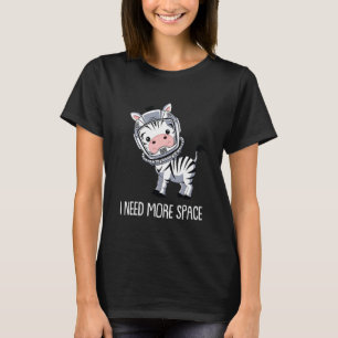 T-shirt Zèbre Astronaute Rayures  Animal Africain J'ai Bes