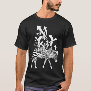 T-shirt Zèbre-blanc-pour-foncé-chemises