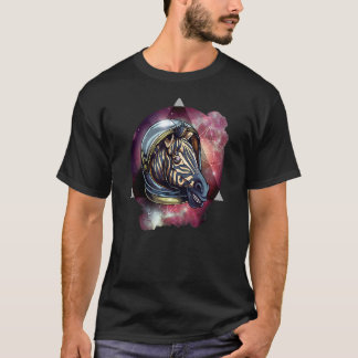 T-shirt Zèbre cosmique Zèbre Zèbre espace astronaute Zèbre