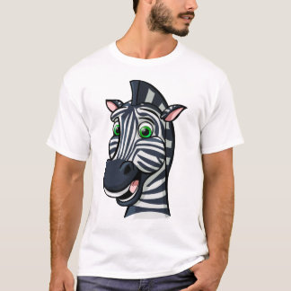T-shirt Zèbre de bande dessinée