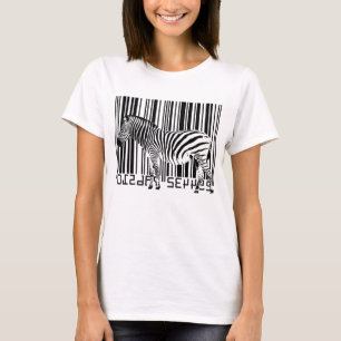 T-shirt Zèbre de code barres