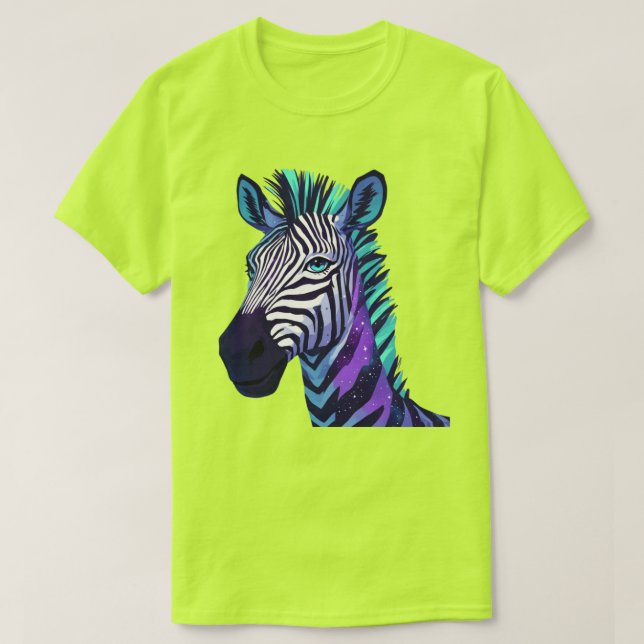 T-shirt Zèbre de l'espace (Design devant)